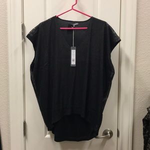 Michael Stars sequin dolman v-neck top, NWT